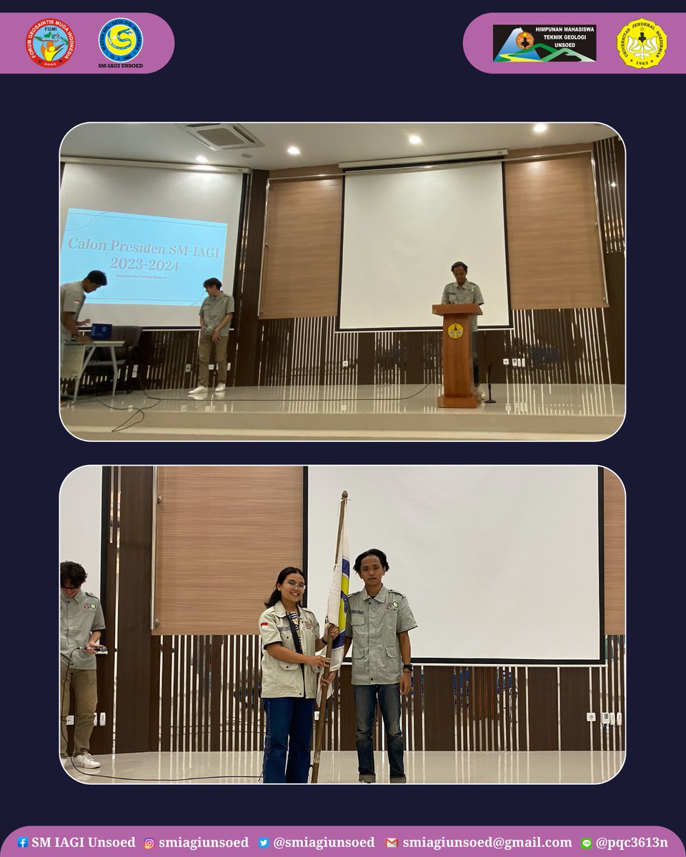 SMIAGIUnsoed's tweet photo. dan tertib yang bertempat di Aula Gedung F Fakultas Teknik Unsoed.

Sekaligus kami ucapkan Selamat atas terpilihnya Muhammad Farhan Hidayat (H1C020022) sebagai Presiden SM-IAGI UNSOED 2023/2024. Selamat dan semoga sukses!

______________________
SM-IAGI UNSOED 2022

#smiagiunsoed https://t.co/Pxo7bweJ15