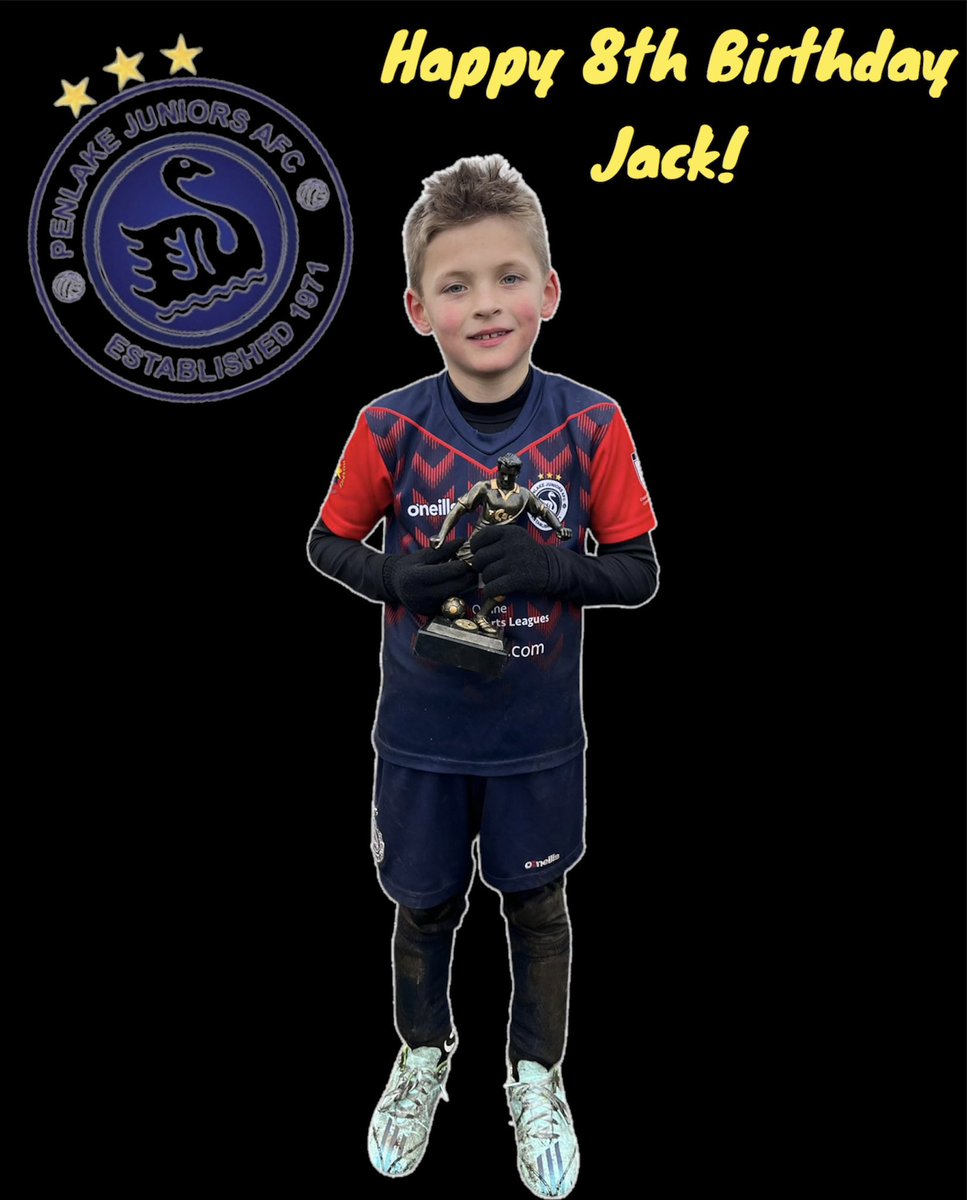 PenlakeCeltic's tweet photo. Happy 8th Birthday to our little superstar Jack P!
Hope you have a great day celebrating with your friends and family π₯³π
#family #friends #penlakeceltic #birthday #8today #upthelake https://t.co/4TgTcEysZL