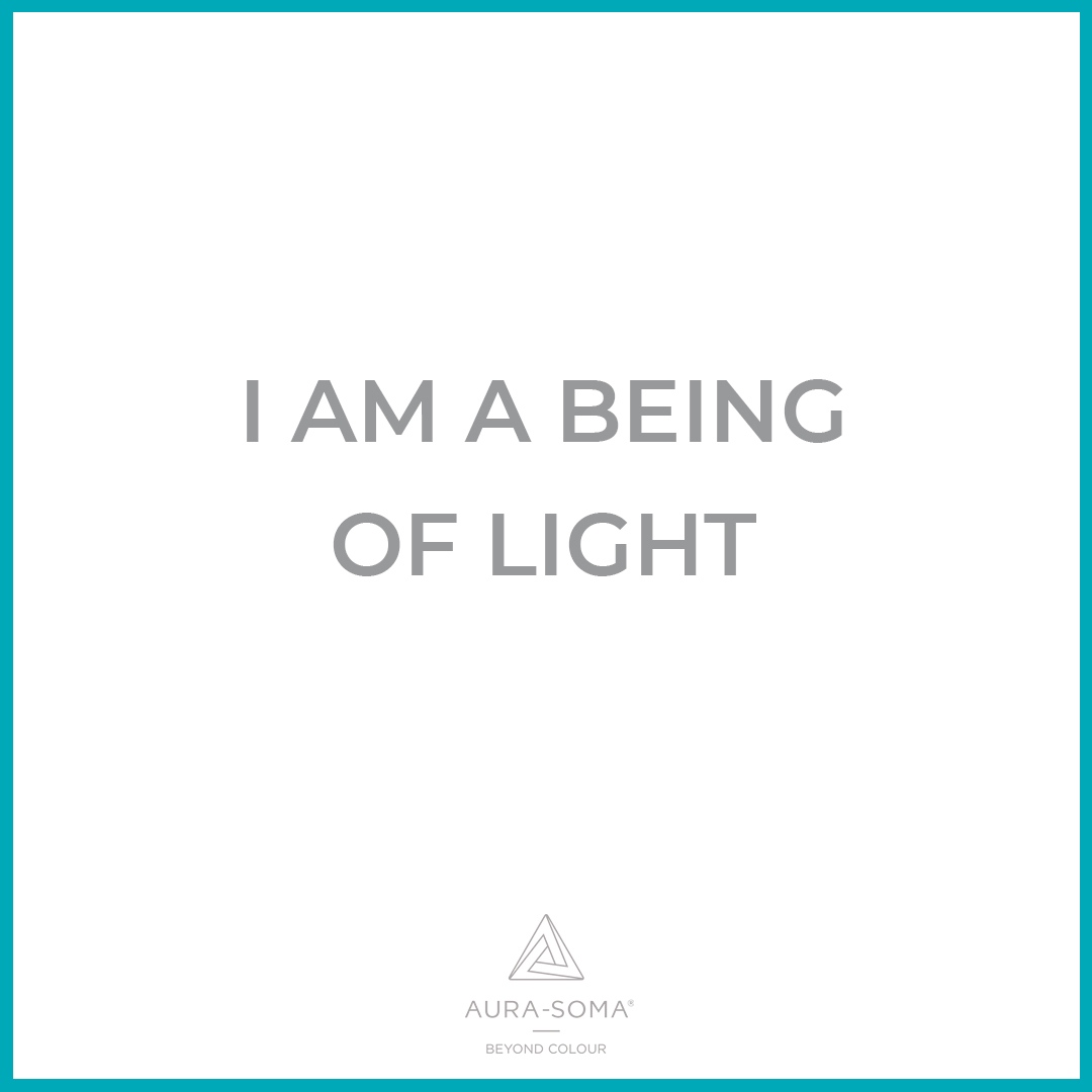aurasoma_'s tweet photo. "I am a being of light"โ
โ
Saying it can help us to feel it. Say it loud. Say it often.โ
โ
#beingoflight #lightenergy #lightjourney #lightmeditation #quotes #inspirationalquotes #positivequotes #sayings #instaquotes #wordsofwisdom https://t.co/f0na8F4MrL