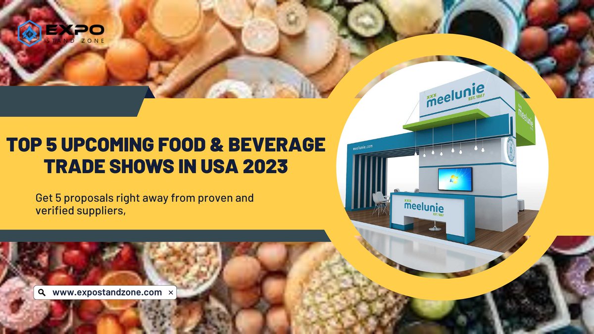 expostandzone's tweet image. Food sectors involve major businesses which is why food exhibitions are popular at all trade shows

#tradeshowboothbuilder #boothbuilder #standbuilder #expostandzone #Foodexpo2023 #foodexpousa #foodshow2023

expostandzone.com/blog/top-5-foo…