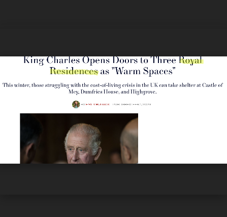 nomoremonarchs's tweet photo. Did Charles Windsor open his personal "residences" as "warm spaces"?
No.
A charity put 'warm rooms' in its own *commercial* cafes, located on its own properties. Journalists know this, but gave Windsor the credit anyway.
#PRfakery #RoyalFamilyLied #invisiblecontract #NotMyKing https://t.co/pYnaBqHY3b