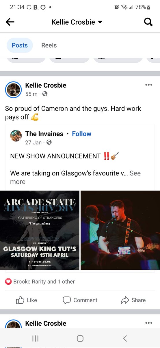 Cheekyminx30th's tweet image. #TheInvaines #SupportLocalMusic #SupportLocalBands #LiveMusic #KingTuts #Glasgow