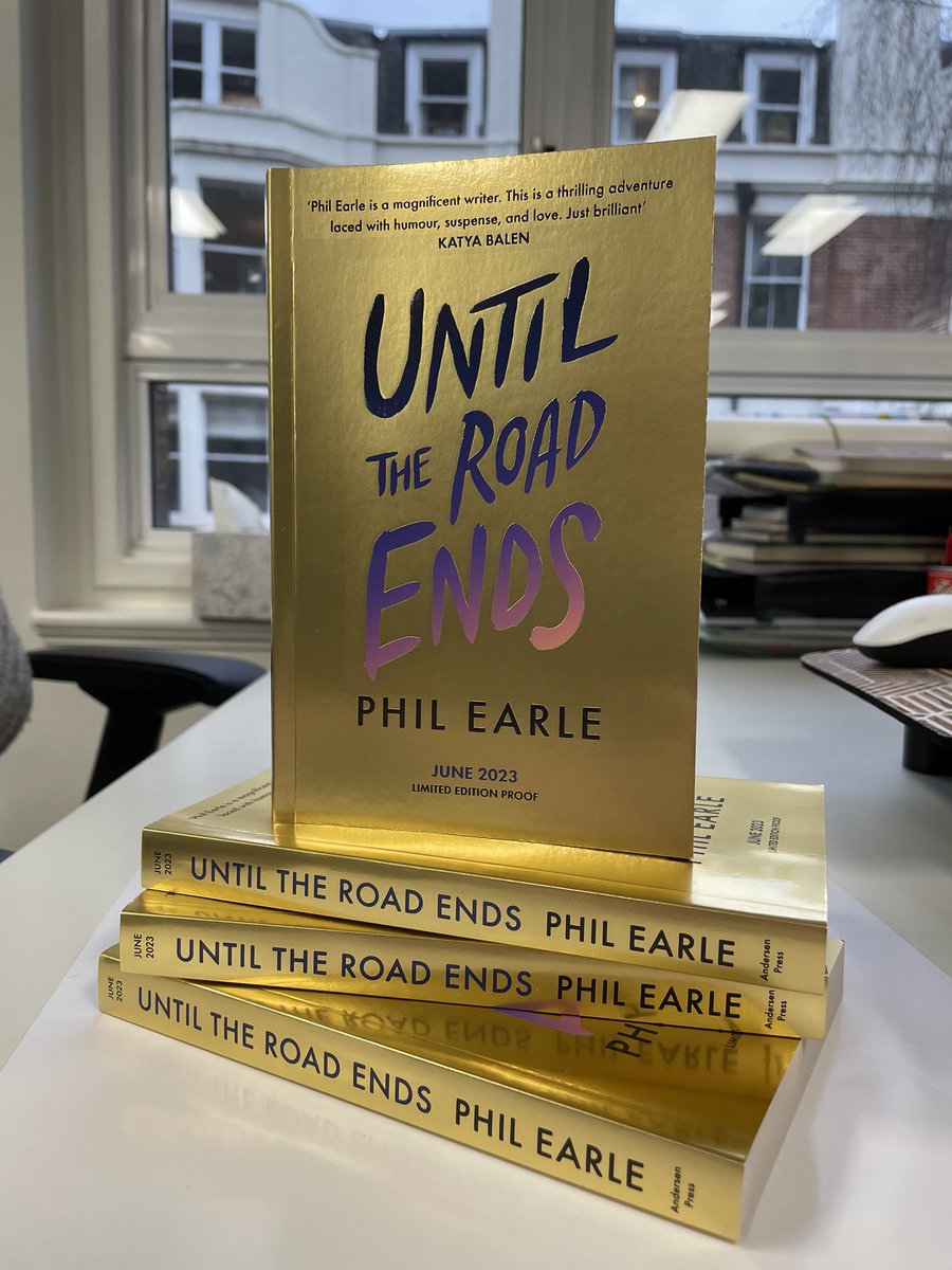 philearle's tweet image. COMPETITION!!! Would you like to win a signed, dedicated golden proof of UNTIL THE ROAD ENDS? Follow and RT to enter. UK only. My independent adjudicator (pictured) will draw a winner on Monday.