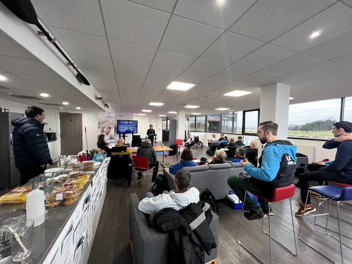 Excited to be a part of todays learning delivered by the awesome #Britishcanoeing ParaCanoe team here at HPP. #paracanoe