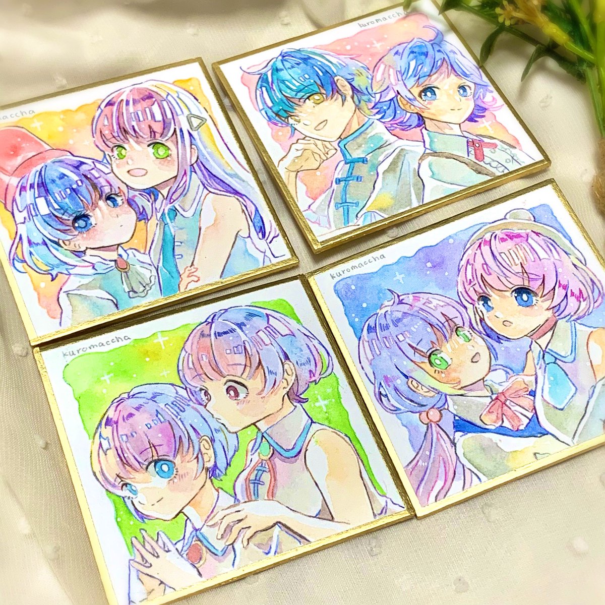 「そういえば先月描いた絵をまとめていなかったので今更上げるなど 」|黒抹茶🧪 コミティア144【J22b】のイラスト