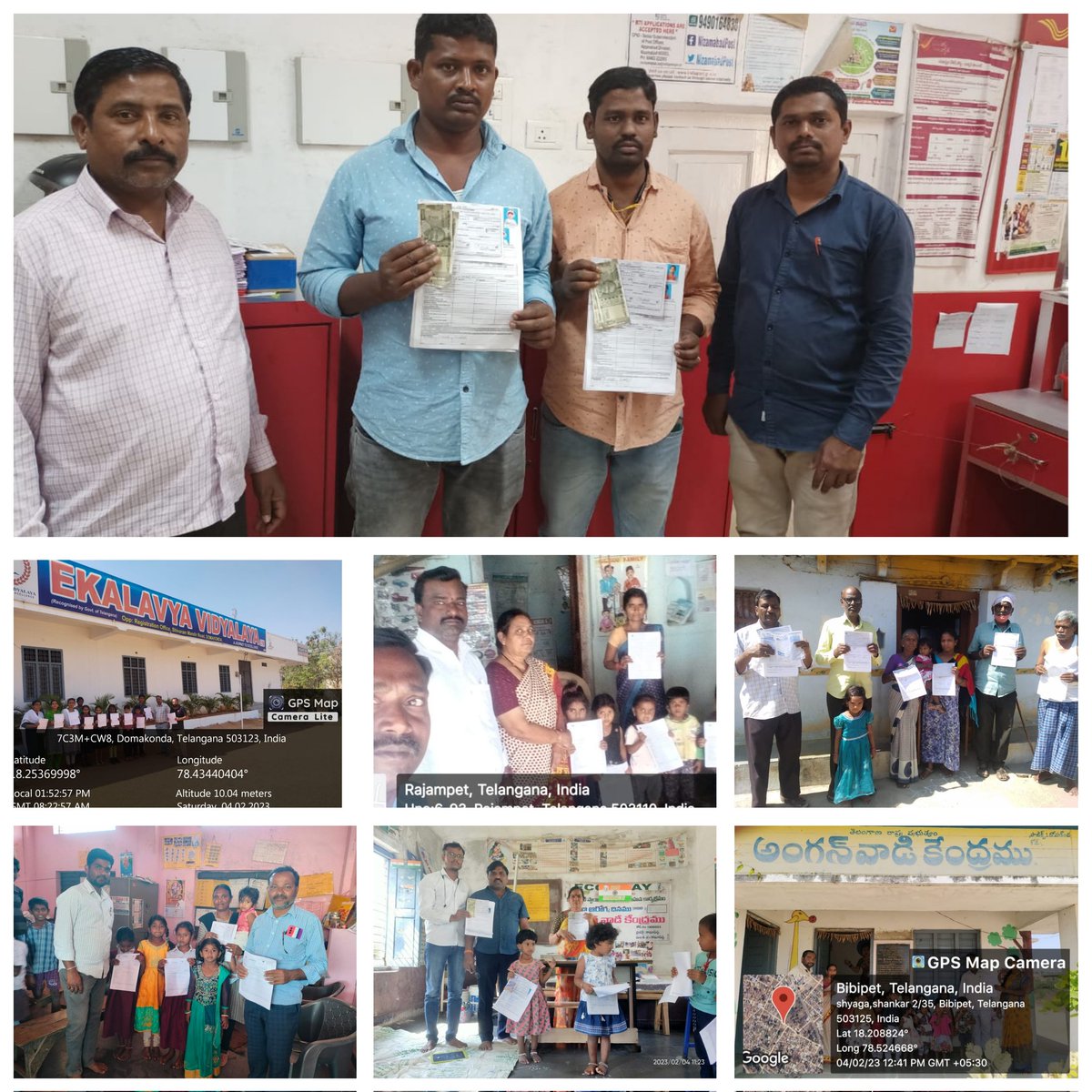 jshra1kumar's tweet photo. #AMRITPEX2023 @PmgHyderabad @NizamabadPost Campaigns organized by PM/SPMs along with the staff  at Anganwadi Centres and Primary schools for opening of  SSA accounts for eligible girl children, under Kamareddy Sub Division. https://t.co/iD6pDuYvwV