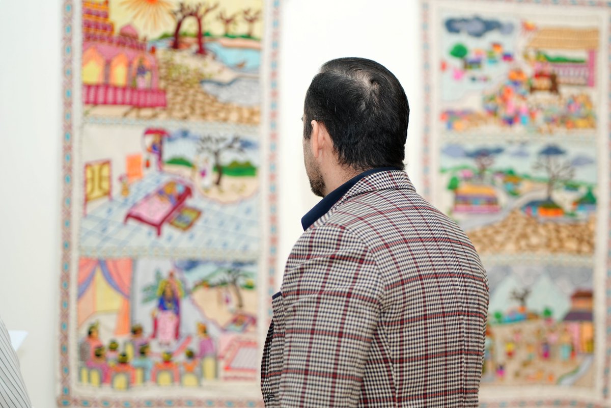 AbdusattorEsoev's tweet photo. Showcasing the Rohingya Cultural Memory Centre (RCMC), @IOMBangladesh is participating in the #DhakaArtSummit 2023.

#RCMC is a unique community-based initiative of IOM in Cox's Bazar, preserving Rohingya cultural heritage.
 
It was a great experience visiting the Summit today. https://t.co/3W28mf6L7k