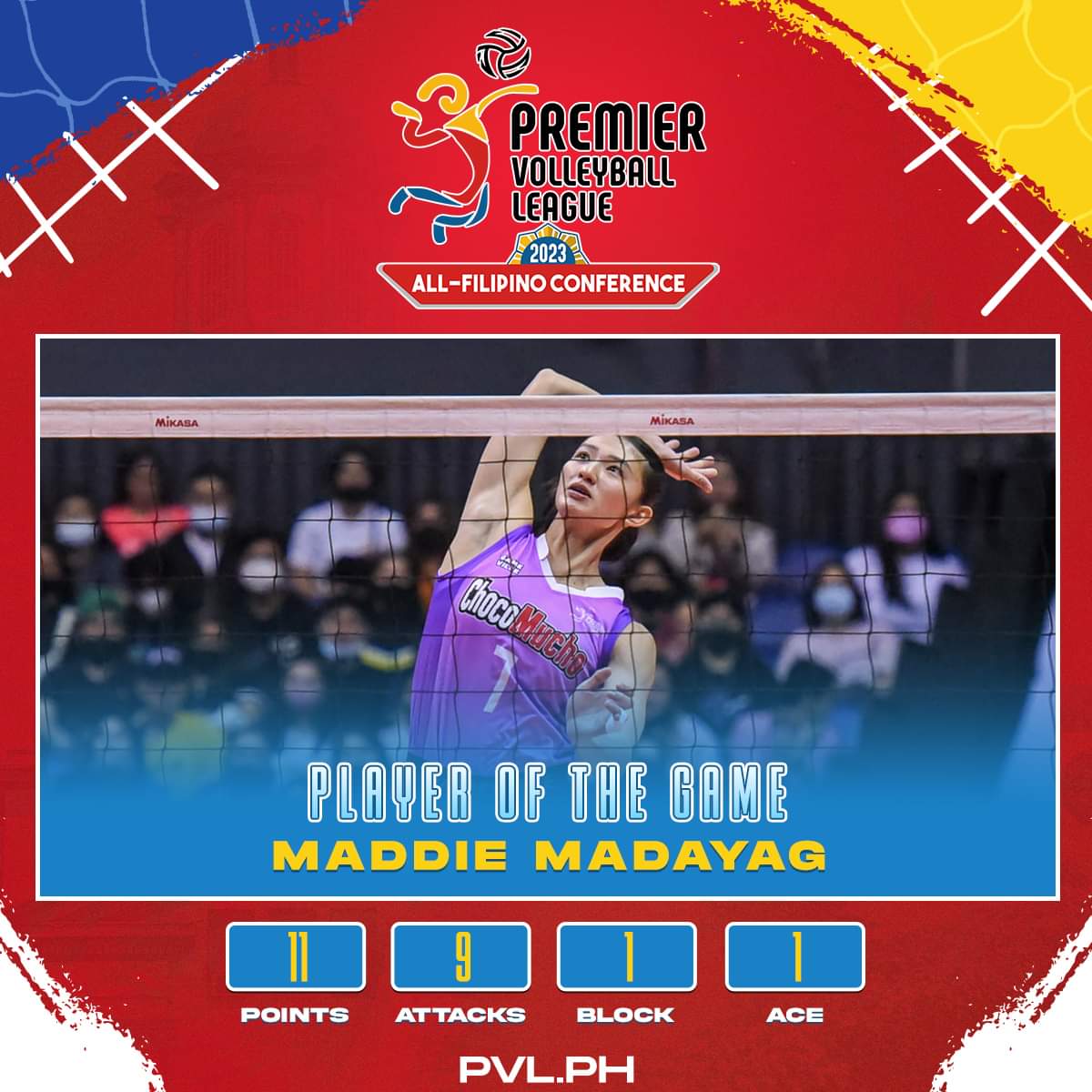 MADDIE'S BACK!

#PVL2023 #TheHeartOfVolleyball 

Catch the game on PVL.ph, One Sports, One Sports+, or Cignal Play!