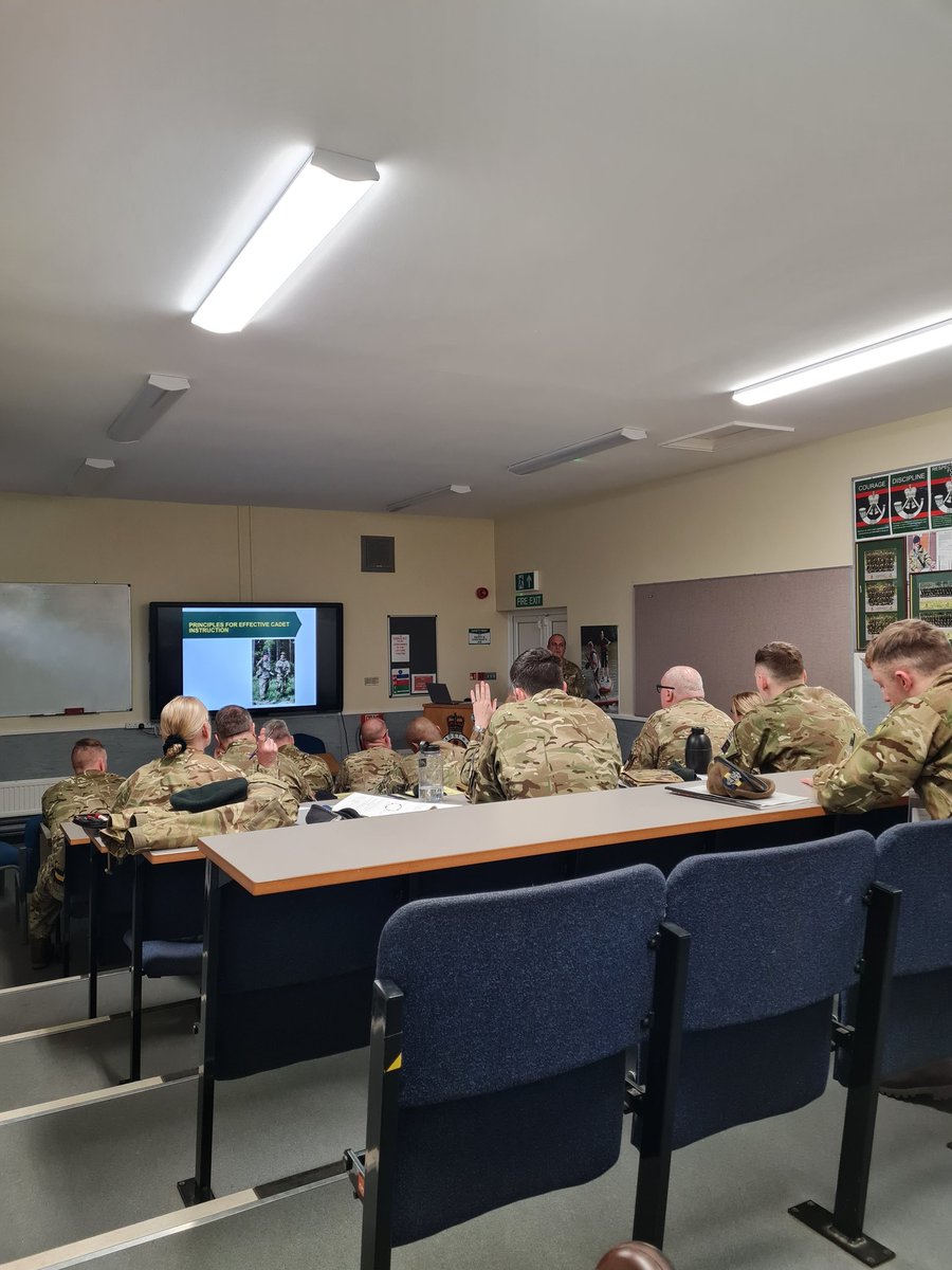 CFAVs conducting CFIT training on the 11 SFA bde AIC currently being conducted by 11 SFA bde CTT.