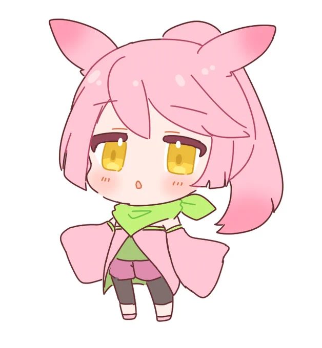 SD練習にうちの子描いたけどこれぐらいちまっこくまるっこくが理想だな～と思った 