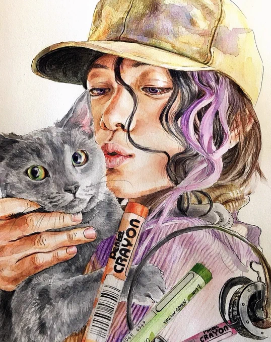 ウラタロス#佐藤健 #水彩画 