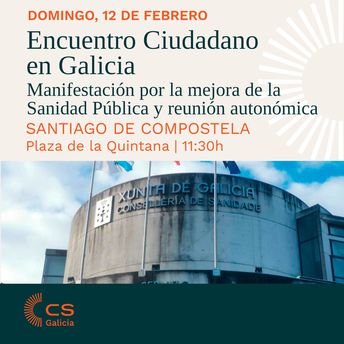 Encuentro Ciudadano en Santiago de Compostela @CsGalicia @CsVigo @JcsGalicia