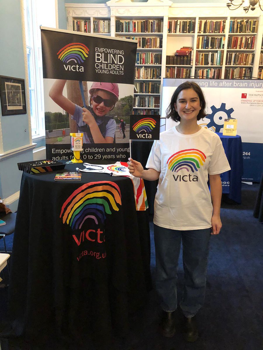 VICTAUK's tweet photo. All set up and ready to meet our @LondonMarathon runners at #MeetOurExperts today! #TeamVICTA 🌈 https://t.co/SXMUI03t2F