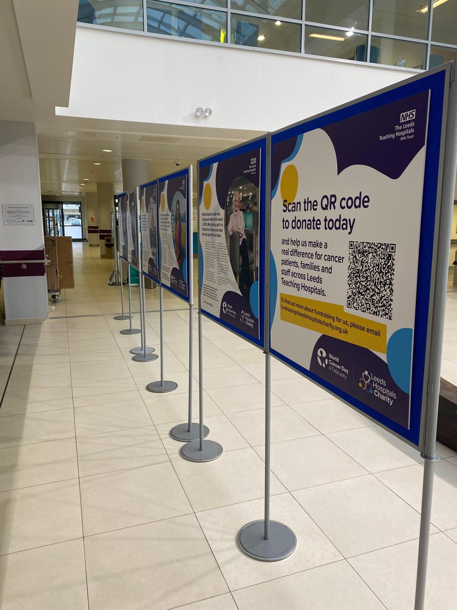 To mark #WorldCancerDay, we have created our Cancer Stories exhibition, which shows what cancer care looks like in Leeds right now. It showcases the lived experiences of both past and present patients, and the staff working here.

Read their stories: bit.ly/3l6H7Pm