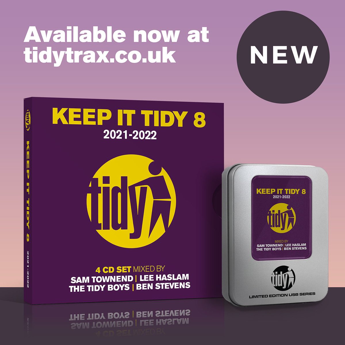 The first Keep It Tidy album was released in 1998, now 25 years later we reach volume 8. Order now tidytrax.co.uk/product-catego…