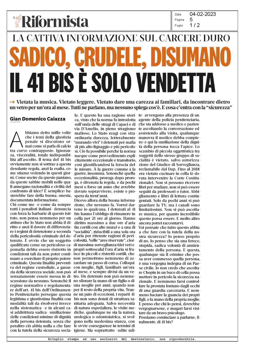 Gian Domenico Caiazza tweet media