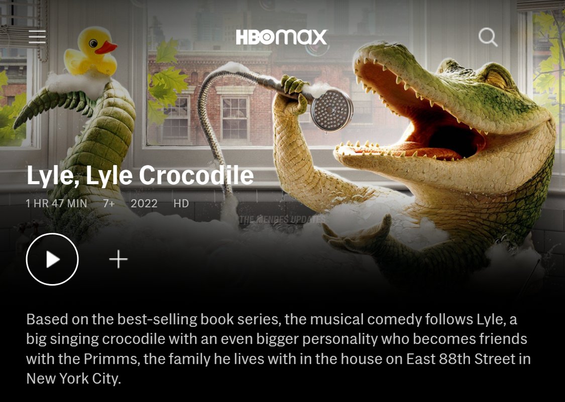 Film #lylelylecrocodile wszedł na HBO Max w Ameryce Południowej