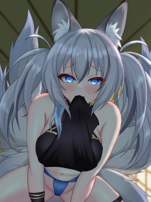 #いろは絵ほへと#稲荷いろはいっちゃん「逃がさない…」 