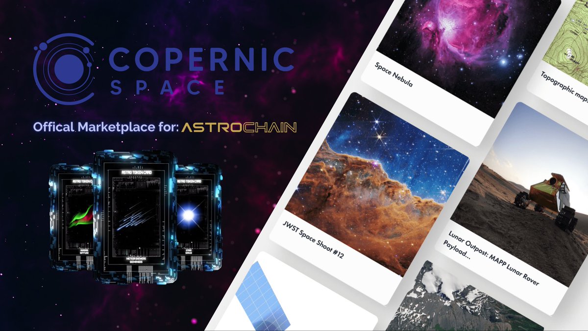 joshtospace's tweet photo. It's still sinking in that we're partners with the amazing team at @CopernicSpace & @spaceibles! We're beyond excited to be bringing the ATC #NFT collection to the #space community, and if you haven't already, sign up for a Copernic Space Passport! 🪪
#ATCNFTs #ExploringTheCosmos https://t.co/y65erf6V5A
