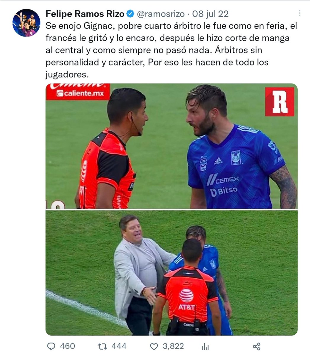 @TUDNMEX @marccrosas @10APG Habría que preguntarle a Gignac si en Francia no se considera insulto una mentada???? Qué onda con eso Crosas, se te olvidó???? Quizá la gente se saluda, 'Buenos días, a CHSM' o en el vestidor Gignac saluda a sus compañeros, 'Buen día cbrnes, CHSM' #ExclusivaTUDN 🤔