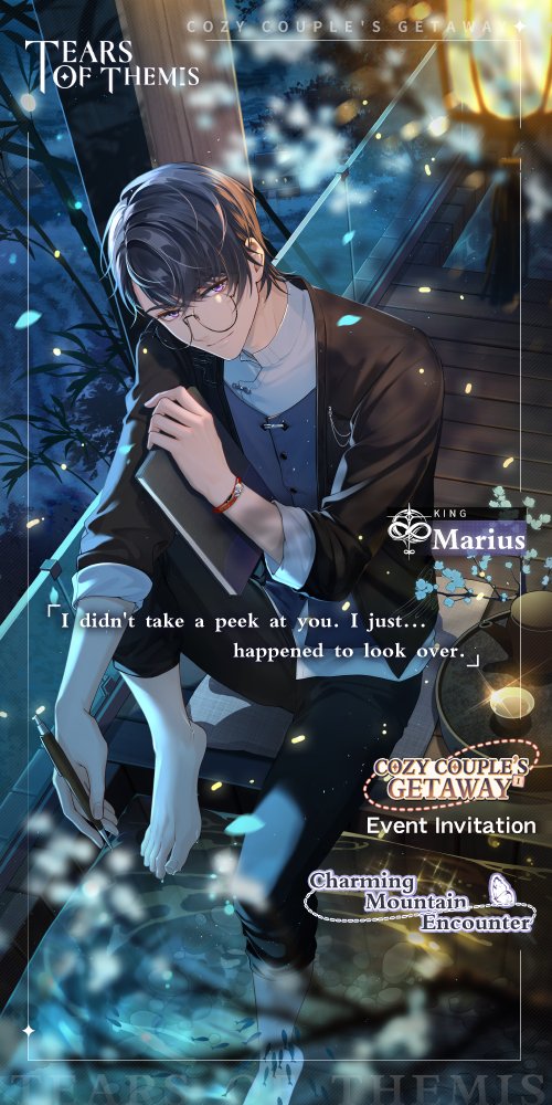 TearsofThemisEN's tweet photo. Marius' Invitation ✦Charming Mountain Encounter✦

On Feb 6, new Invitations for "Cozy Couple's Getaway I" will be available.

Enter the event to purchase Marius' Invitation "Charming Mountain Encounter." A 48-hour sale will begin when entering the purchase page.

#TearsOfThemis https://t.co/vdkkVOD0FM