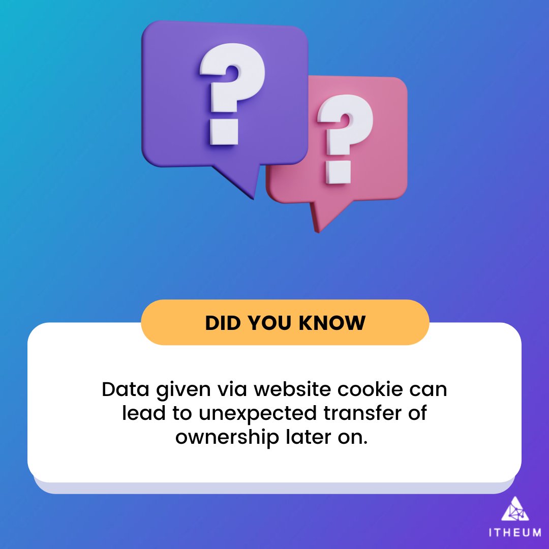 The data that you giveaway to one company may end up in the hands of a different company. 
The trading of your data in your back is real.

 #itheum,will break this toxic business model