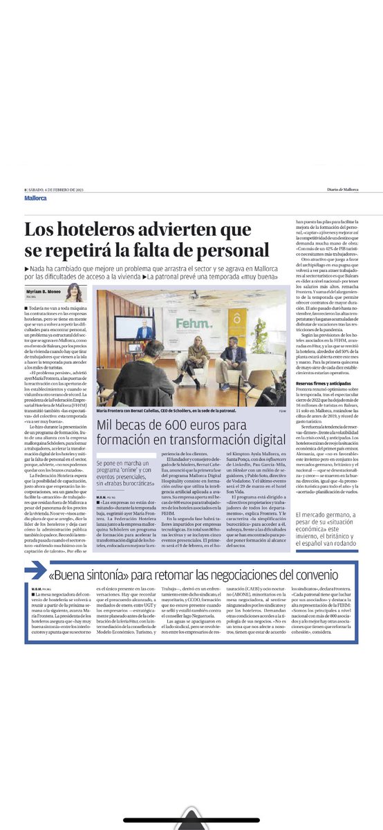 Hoy <a href="/diariomallorca/">Diario de Mallorca</a> <a href="/myriambmoneo/">Myriam B. Moneo</a> la propuesta #Fehm para a acompañar la transformación digital 🏩 a través de la formación online

ℹ️👉 fehm.info/noticias/jueve…