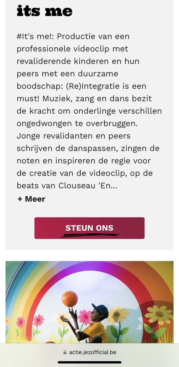 UZGentKRC's tweet photo. JEZ! Wij zijn 1 vd jong &amp; zotte projecten! Revaliderende Kinderen horen erbij; Viaprofessionele videoclip laten zien wie je bent. Peters:Koen&amp;Nono Wauters. 
Met steun v jullie ?
- partytime op 25.03.23!(info volgt)
-via storting https://t.co/jW1TPPkovY
#@jezofficial.be#Krcuzgent https://t.co/AcqBSqWk6D