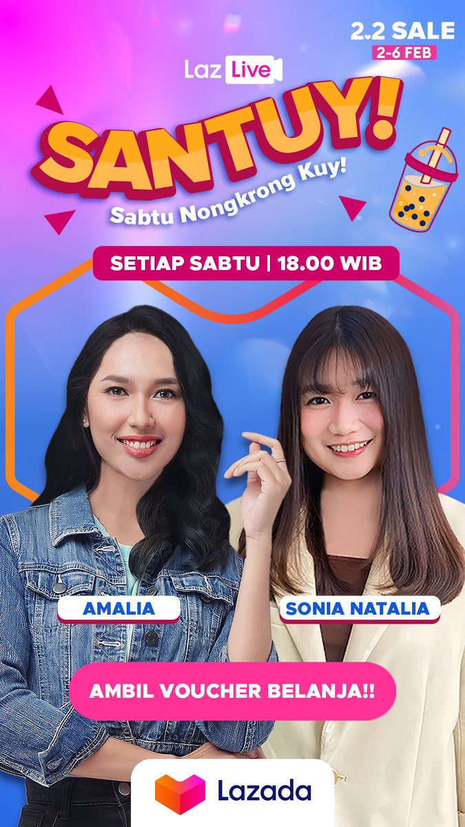 jangan lupa nonton aku ya hari ini! s.lazada.co.id/s.jOCAK