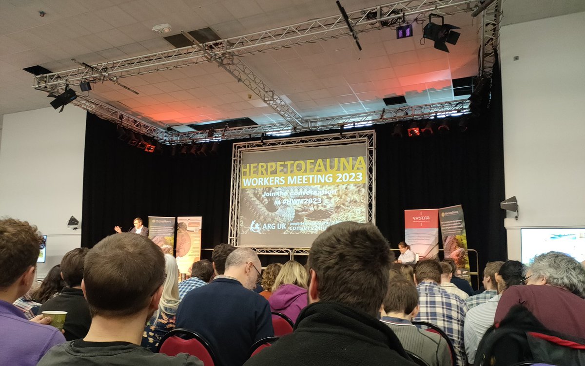 Herpetofauna Workers Meeting 2023 is off to a great start! Looking forward to hearing about the amazing work going on throughout the UK.  #HWM2023