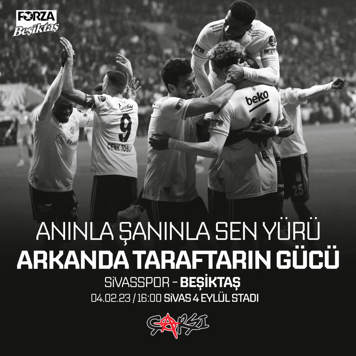 #BeşiktaşTümTaşlardanAğırdır
Açın gözlerinizi bakmayın şaşı, alayınız gelse yıkamaz şanlı Beşiktaş’ı...
#BesiktaşınMaçıVar