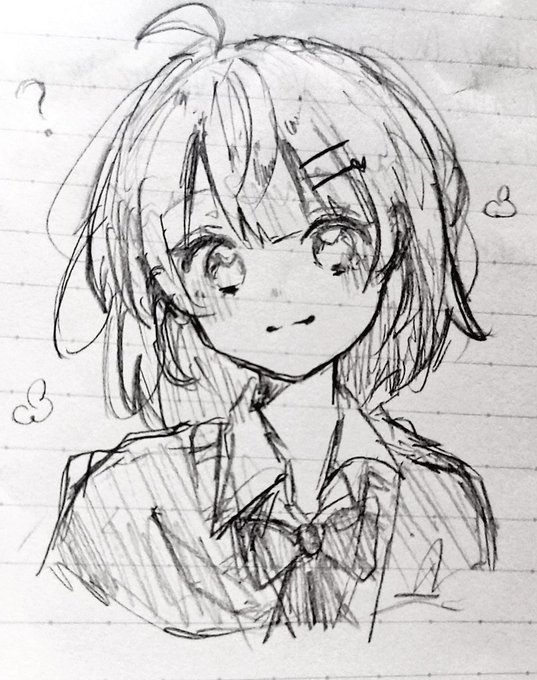 授業中に書いた絵画 授業中に書いた絵画