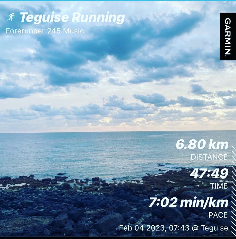 Last one and done #run #running #sunrise #costateguise #Lanzarote