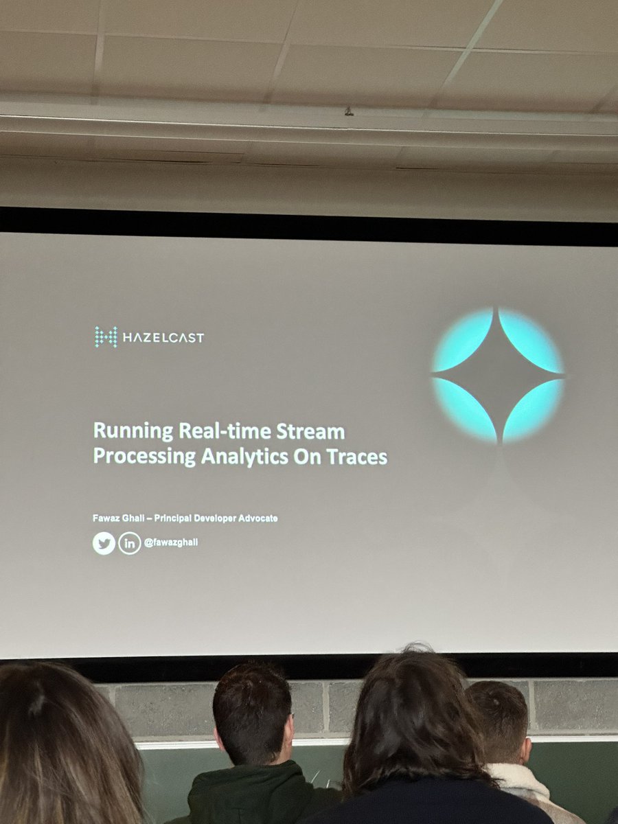 First talk today: Running Real-time Stream Processing Analytics on Traces by @FawazGhali 

#FOSDEM2023