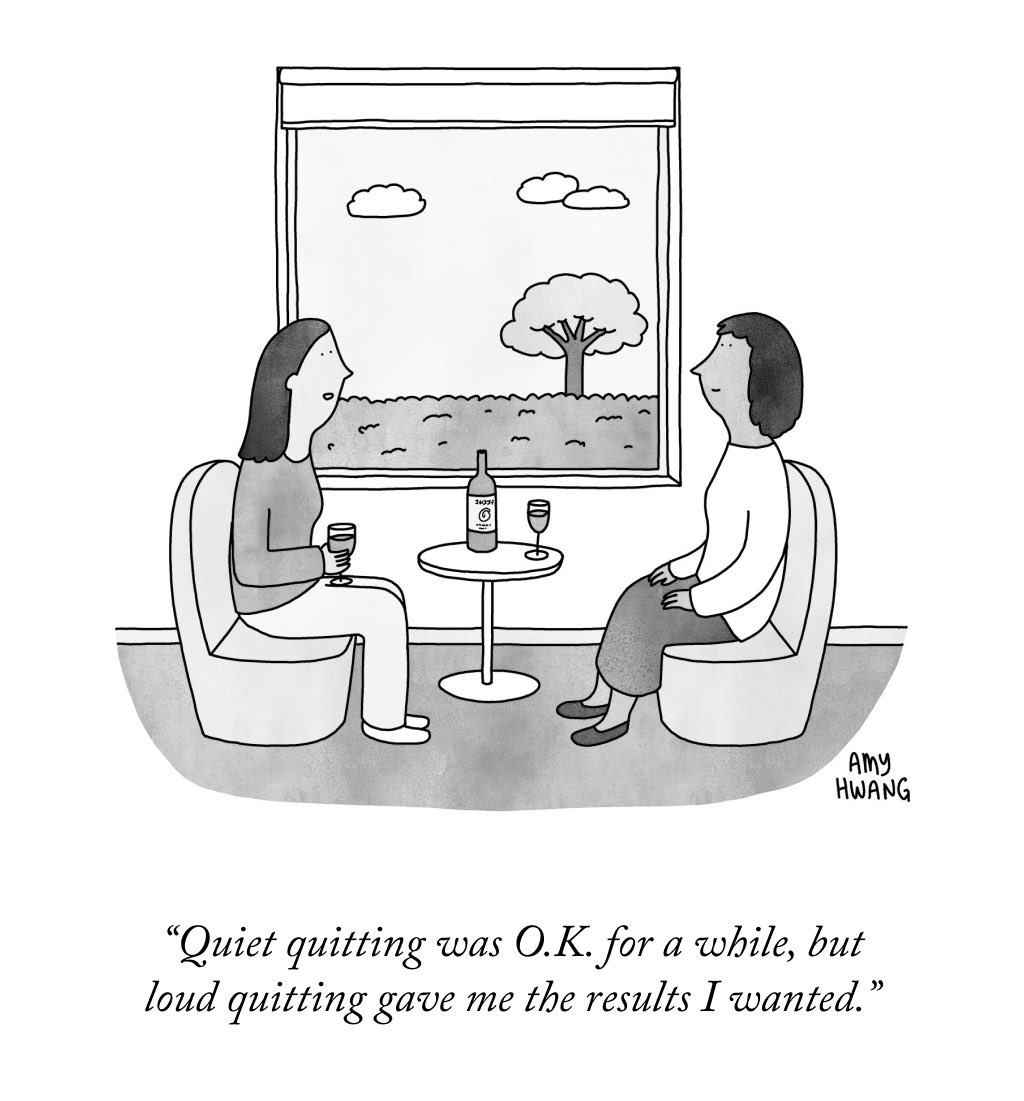 MikeJMustafa's tweet photo. Lets be honest, #quitequitting got nobody anything in the #workplace… The future is loud quitting https://t.co/Wy7iTy34Xr