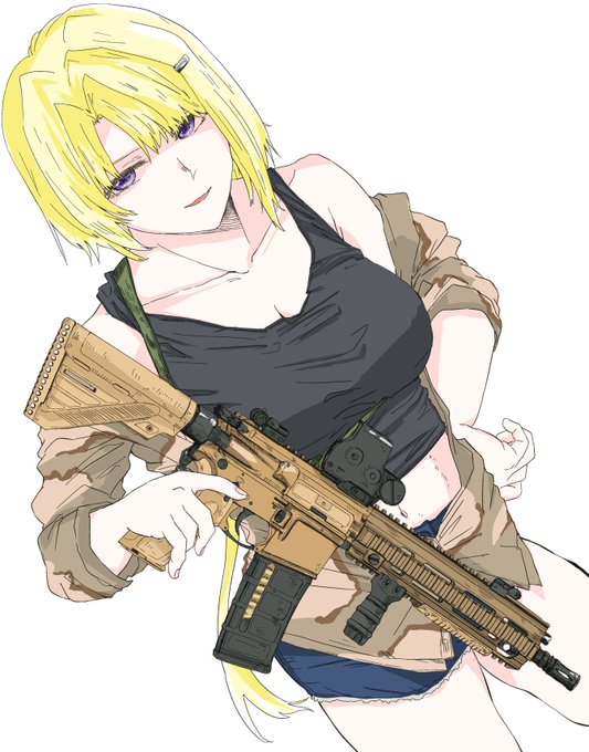 今回の成果物のエレン・エイスさんと416A5です 