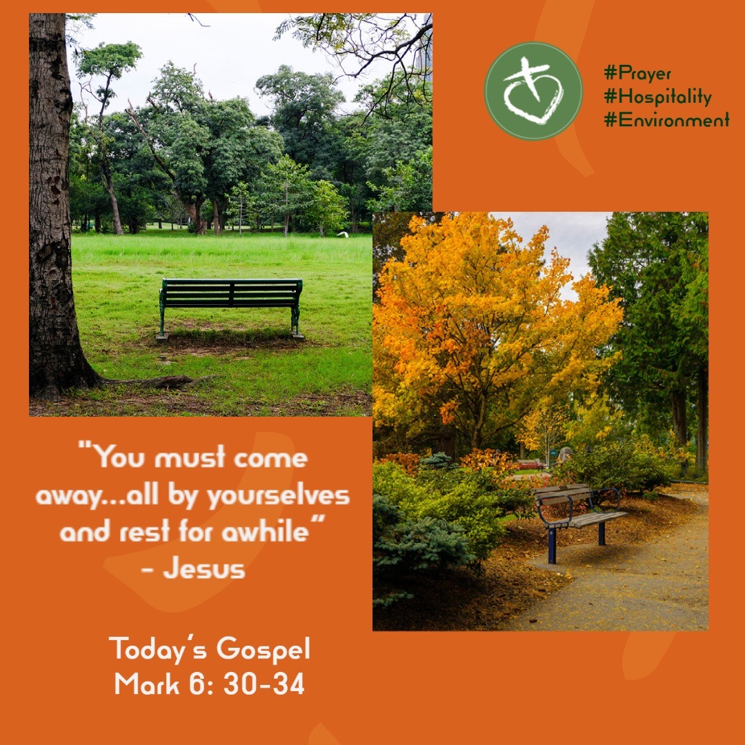 Today's Gospel, reminds us to take time to rest!  #rest #relax #love #sleep #selfcare #nature #peace #travel #instagood  #life #health #wellness #happy #photooftheday #weekend #recovery #selflove #tired #mentalhealth #fitness #meditation  #bed  #like #instagram #relaxation