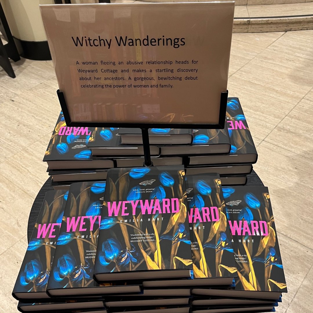 SteamPiffler's tweet photo. Top story: @HarperFiction: 'We’re having a #Weyward weekend! 🦋

Spotted Weyward in a bookshop or currently curled up with your copy? Tag us in a photo using #WeywardInTheWild to be entered to win a prize bundle, includ… https://t.co/fvWt8niLPx, see more https://t.co/JCNEmPKYhn