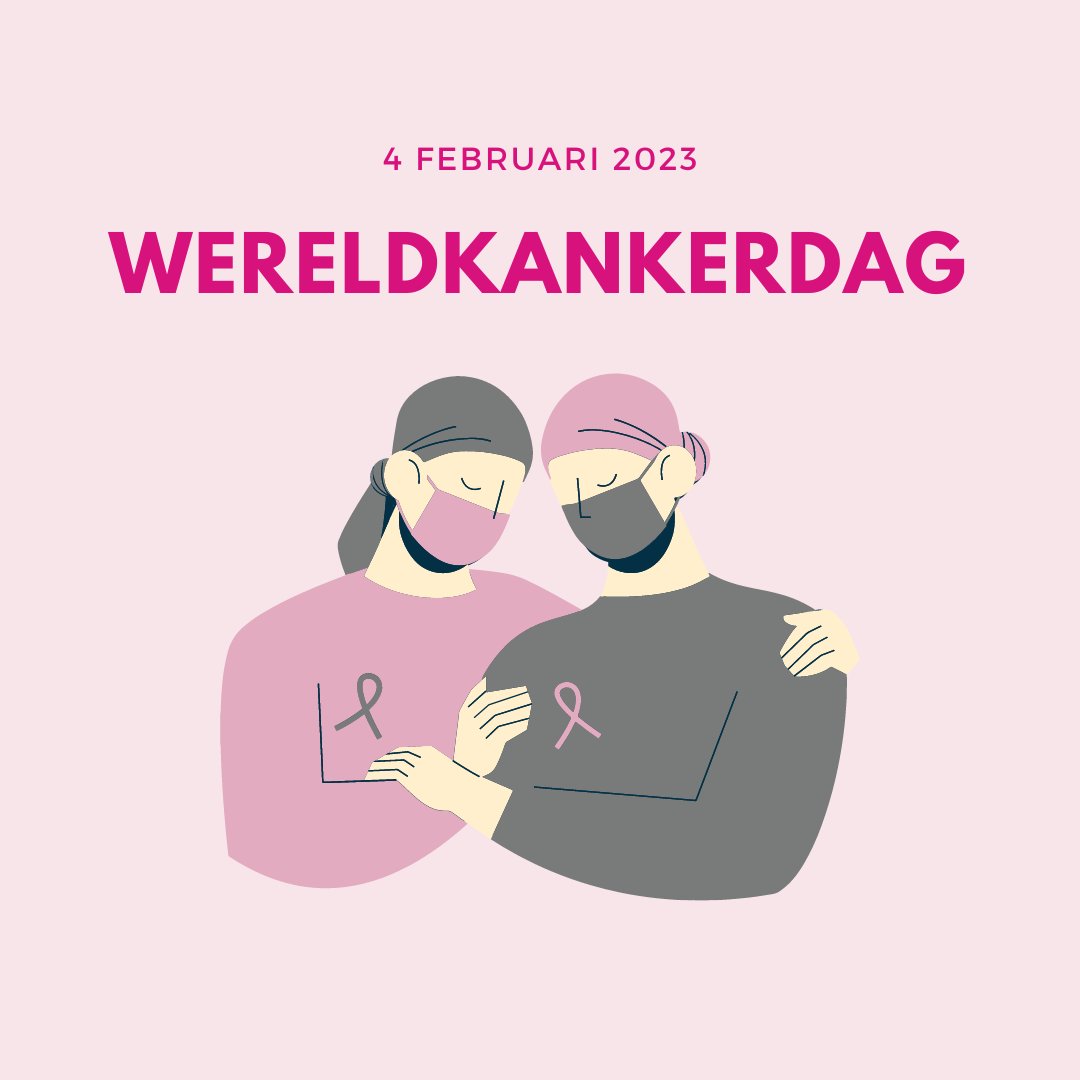 Vandaag is het 4 februari Wereldkankerdag, een dag waarop we stilstaan bij deze ziekte die overal ter wereld nog steeds zo veel mensen treft.  ❤‍🩹 

👉Lees meer over borstkanker en getuigenissen over lotgenoten op: pink-ribbon.be   

 #PinkRibbonBE #borstkanker