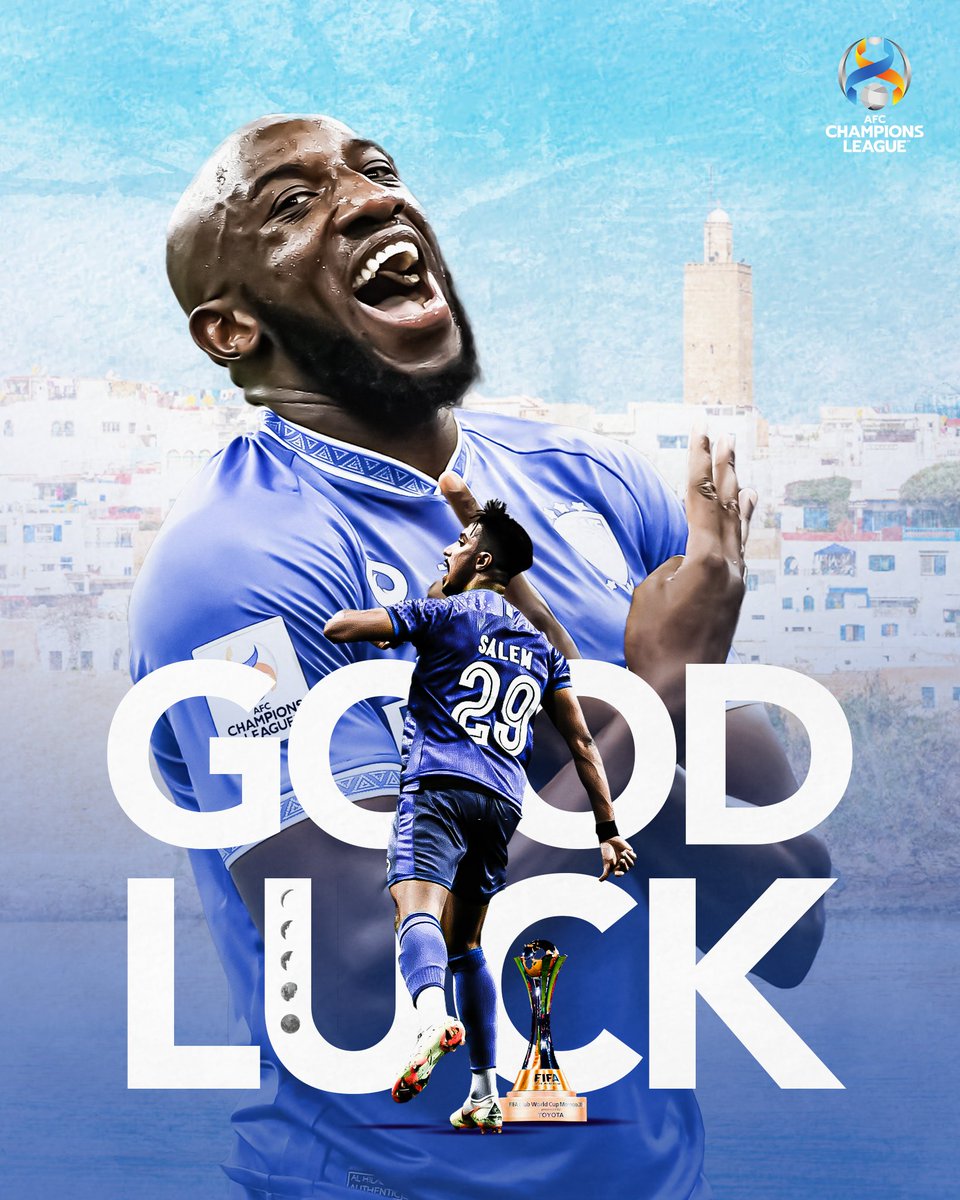 theAFCCL_ar's tweet photo. نتمنى التوفيق لبطل #دوري_أبطال_آسيا نادي الهلال ممثل القارة الآسيوية في #كأس_العالم_للأندية 🇸🇦🌏

@Alhilal_FC https://t.co/o2UzsYRNaT