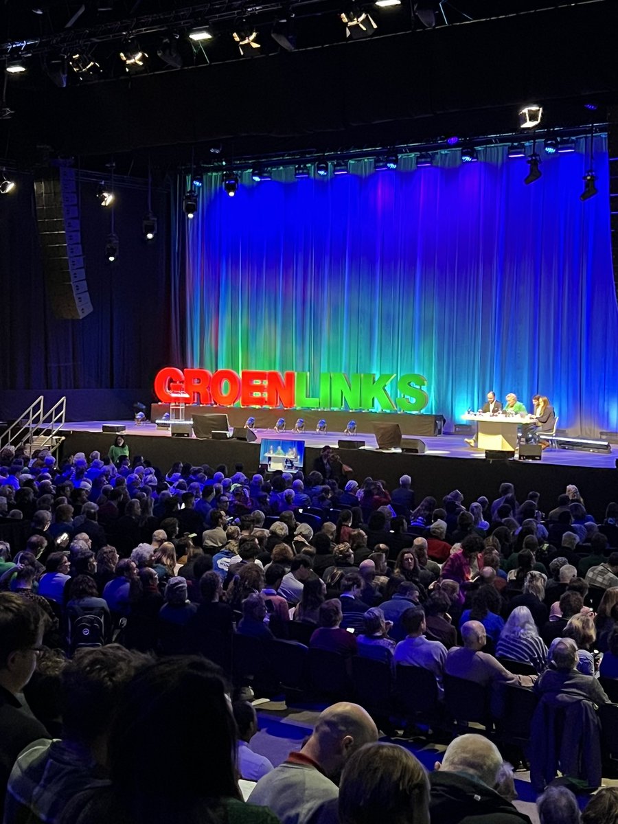 Dagje partijdemocratie en heel veel GroenLinkse vrienden spreken 
#GroenLinksCongres