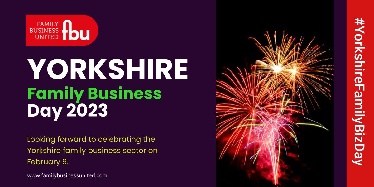 Really looking forward to celebrating the significant contribution of family firms across Yorkshire on #YorkshireFamilyBizDay this Thursday familybusinessunited.com/2023/02/04/shi… @EconEngineering @FamilybizKaty @normasFamBiz @AAB_Accountants @GatewayProcure @WesternPensions @smecapital_uk