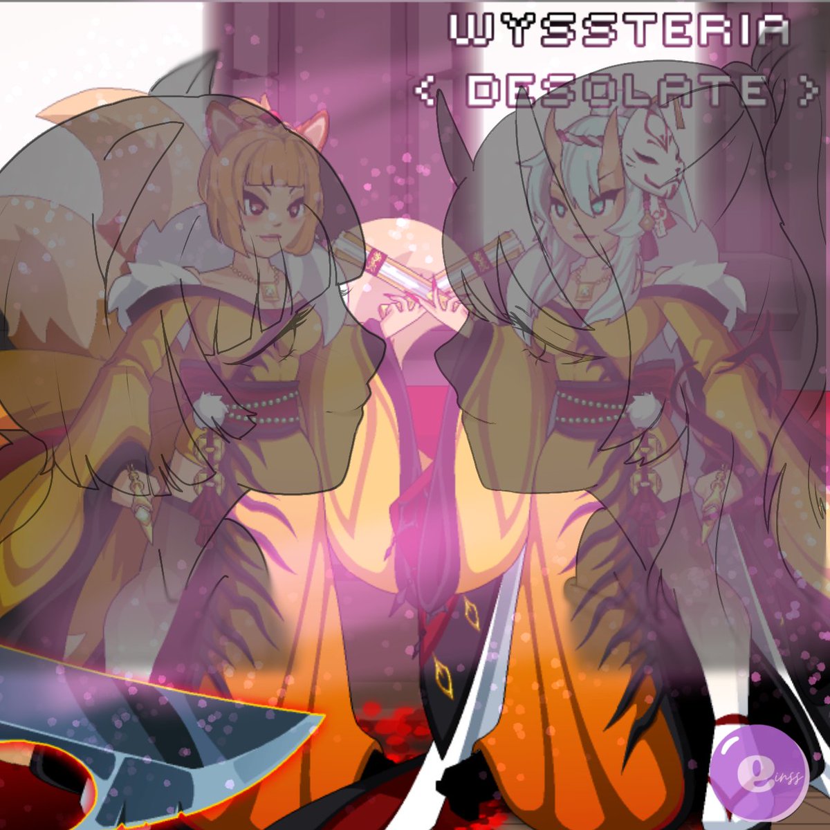 Totally nothing sussy going on just two thicc ladies looking at each other...in a very friendly manner. #aqw 

Ty for wyss for being a foxy lady with me