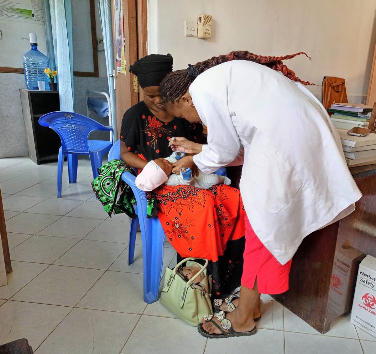 Post natal clinic this week - our medical team in Kenya works to bring essential healthcare services to rural communities where traditional services are often inaccessible.