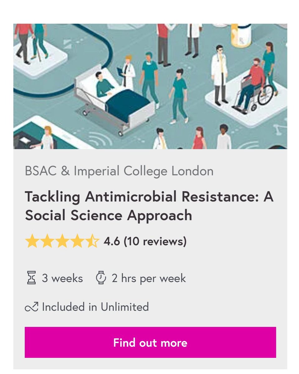 VikkiBurnell's tweet image. #AMR #AntimicrobialResistance #FutureLearn #ShortCourse #FreeCourse #BSAC #ImperialCollegeLondon #Antimicrobial #Antibiotics #PharmacyTechnician #Pharmacist