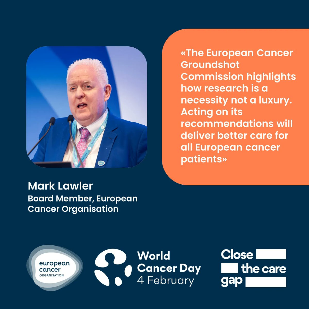 EuropeanCancer's tweet photo. At the #EuropeanCancerSummit 2022, @TheLancetOncol presented the 'European Groundshot' ➡️ assessing disparities in #health &amp; #research in Europe

On #WorldCancerDay, discover how we can #CloseTheCareGap &amp; deliver better care for patients 👉 https://t.co/wM7Y3B42NQ https://t.co/JKgocaHQuP