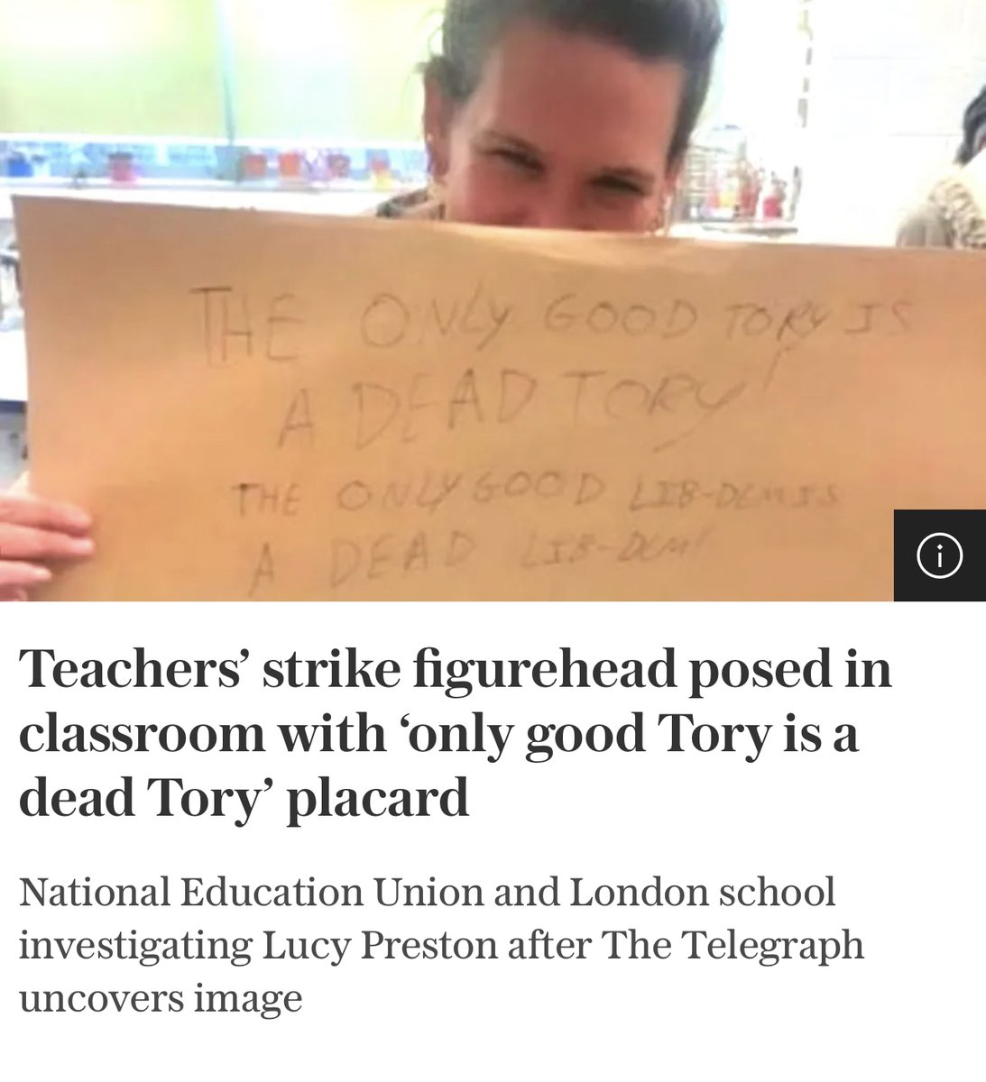 StephenJamesGBR's tweet photo. Sadly, this sign does not surprise me &amp; will reinvigorate my passion to grow Conservative Friends of Education as a place where @Conservatives teachers and education professionals can support each other.

@GillianKeegan @NickGibbUK @halfon4harlowMP @ClaireCoutinho @CFoEducation https://t.co/bbx0b4r8uT