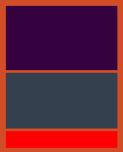 Rothko_Bot's tweet image. No. 16425 (Deep Purple, Gentle Navy, and Fire Engine Red on Enlightened Red)