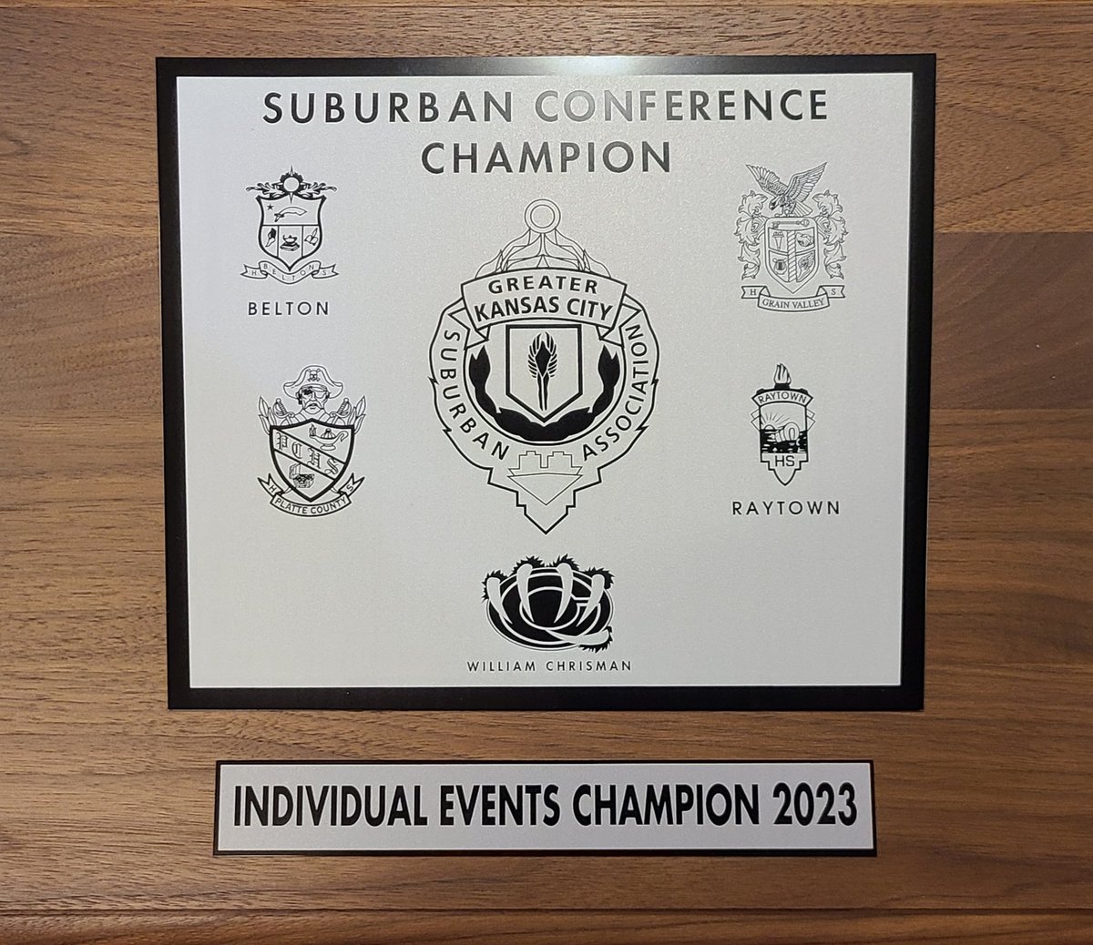 WC_SpeechDebate's tweet photo. On February 3rd, 2023, our team competed in the Greater Kansas City Suburban Conference White Division for Individual Events Sweeps and became the 2023 Conference Champs! https://t.co/PnSs8Ctlwg