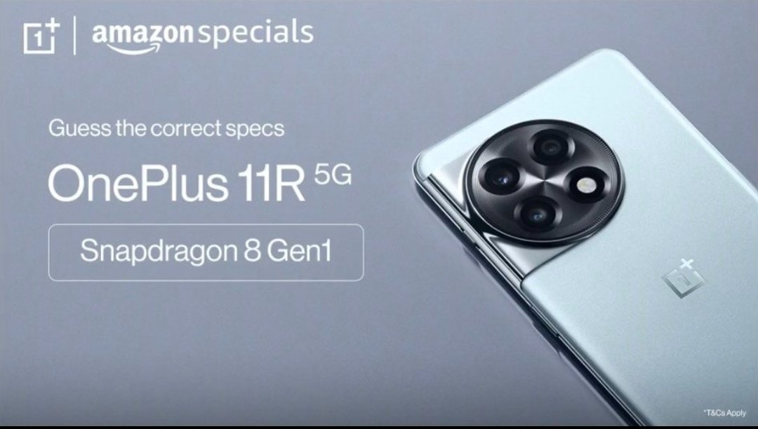 SaiSriOfficial1's tweet photo. @amazonIN #OnePlus11R5G
#OnePlus11R5GOnAmazonSpecials
By OnePlus lover #Onepluslover
Iam Waiting for #Oneplus5T till now
I don't get any give away iam only the #Onepluslover https://t.co/ejy7rkHCTQ